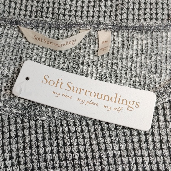 Soft Surroundings Bailey Waffle Knit Top - Picture 3 of 9